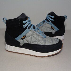 Teva Size 7 M REEMBER COMMUTE WATERPROOF Black Grey Boots New Women's Shoes